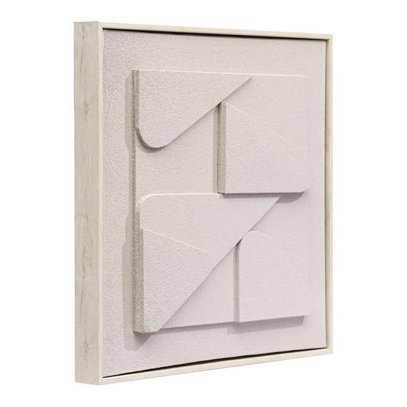 Панно декоративное с эффектом 3d minimalism triangle, 40х40 см