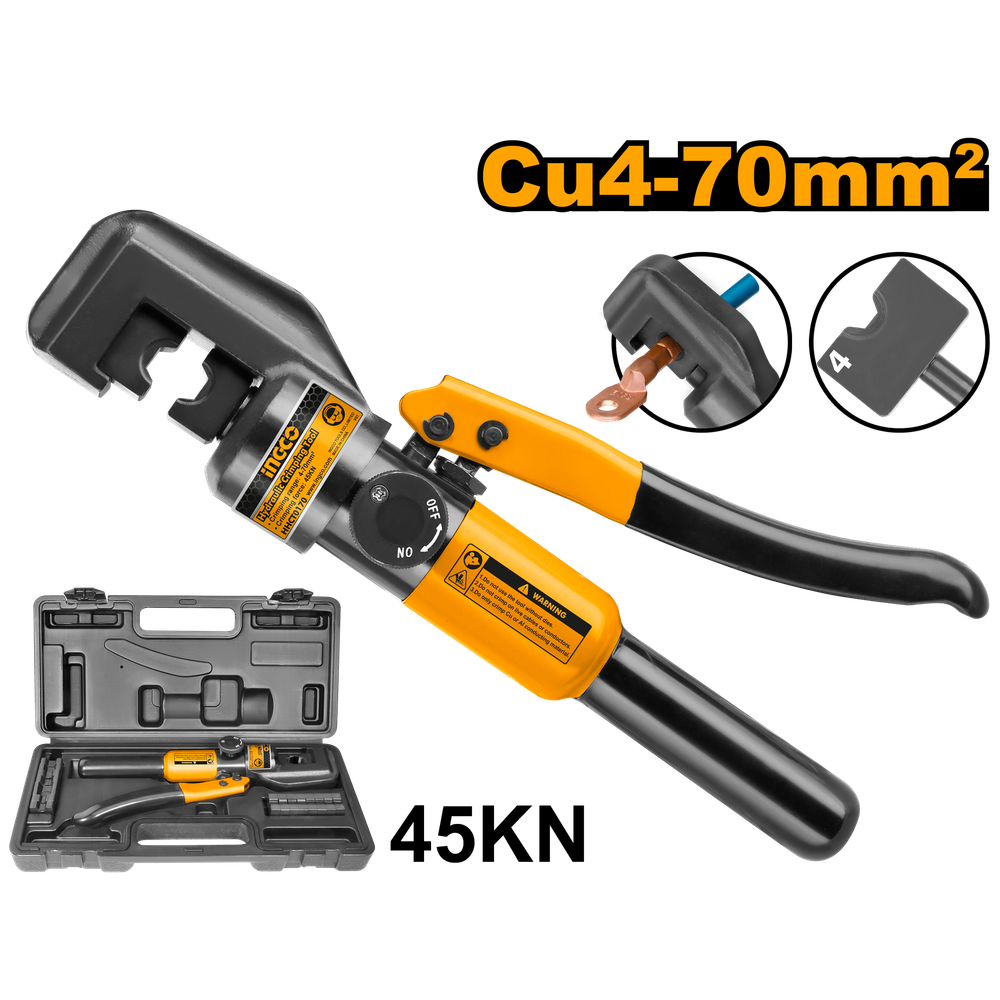 Гидравлический обжимной инструмент 45 кН INGCO HHCT0170
