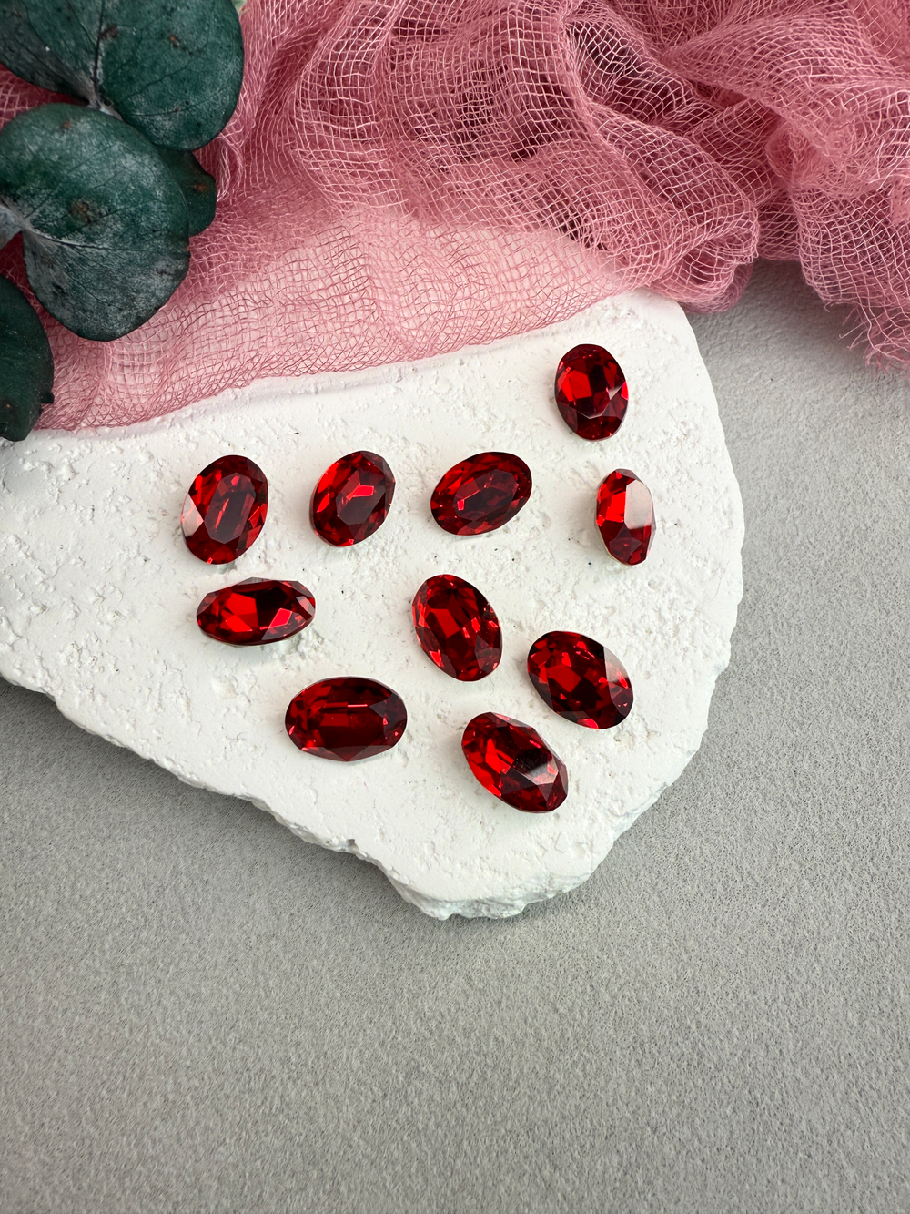 Овал Oval 14*10 мм, Light siam