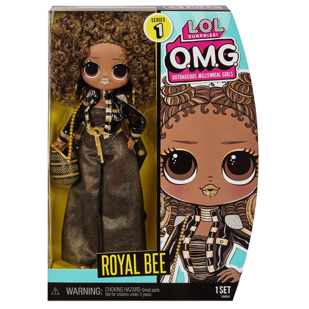 Кукла LOL Surprise OMG Royal Bee 2022, перевыпуск (Поврежденная упаковка)