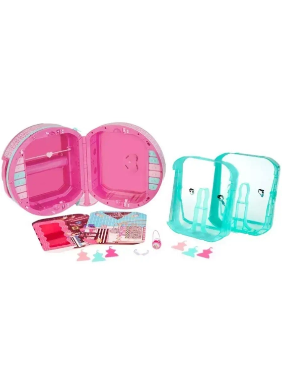 Набор Чемодан шкаф для куклы Лол Омг Omg World Travel Closet