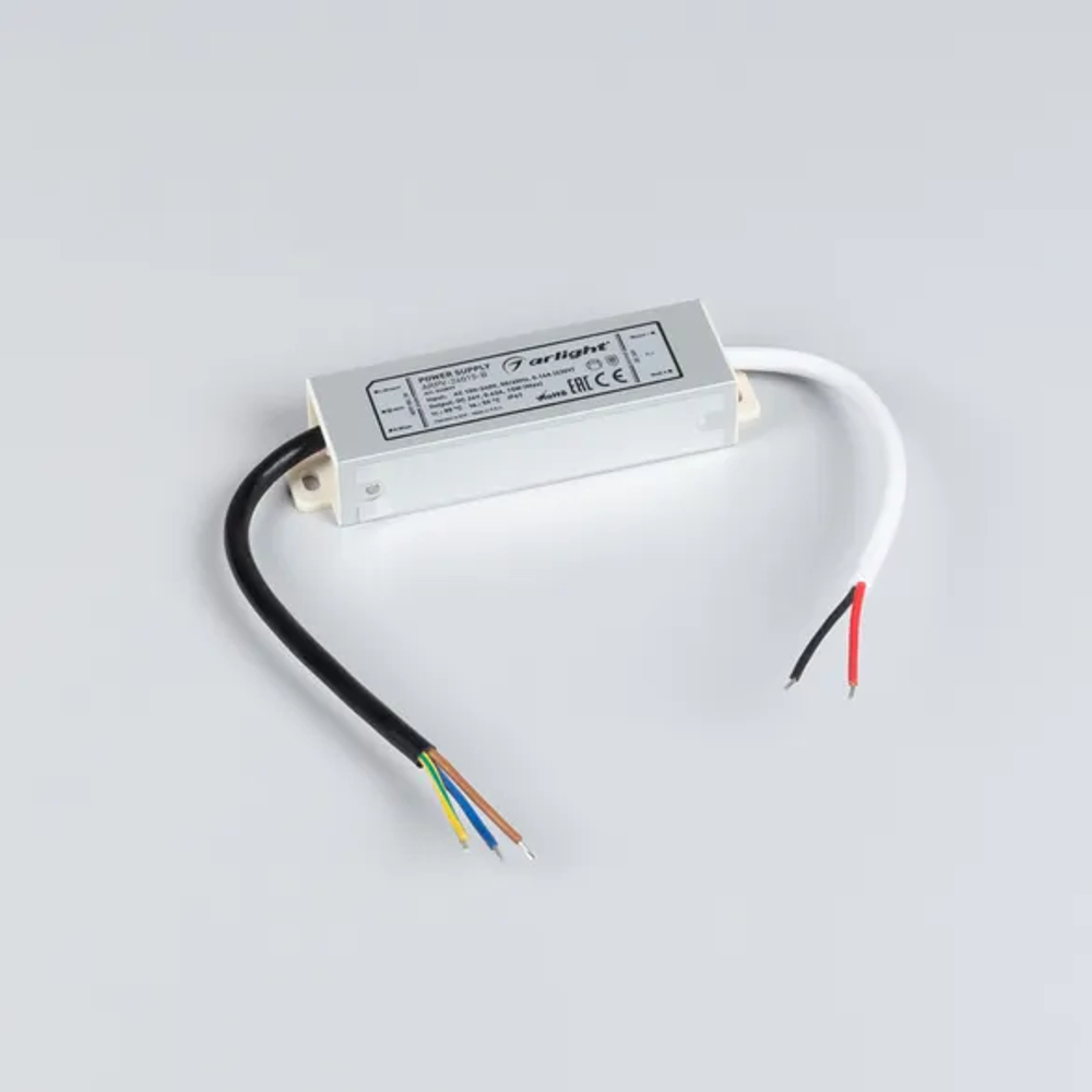 Блок питания ARPV-24015-B (24V, 0.6A, 15W) (Arlight, IP67 Металл, 3 года) 022897