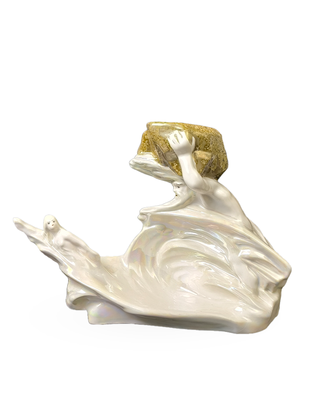 Фарфоровая статуэтка "Байкал и Ангара" Хайта