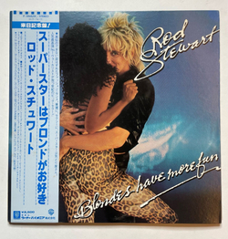 Винтажная виниловая пластинка LP Rod Stewart Blondes Have More Fun (Japan 1978) (Obi)