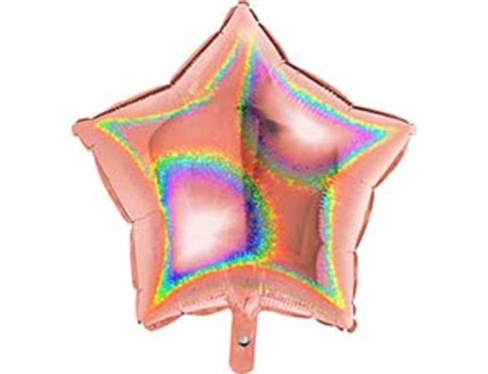 Г Б/РИС БЛЕСК ЗВЕЗДА 18" Розовое золото