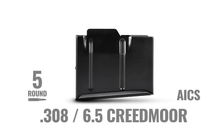 Магазин MDT 308 Win / 6,5 Creedmoor без вставки 2.960 coal металлический на 5 патронов