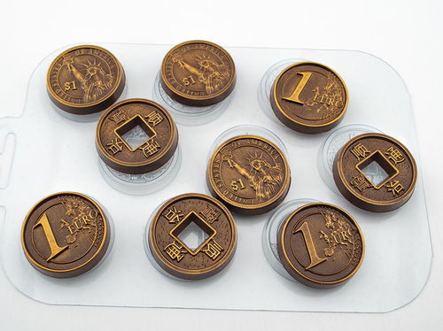 Форма для шоколада "Денежный поток"