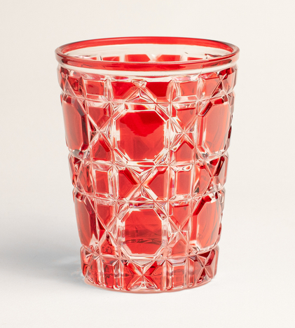 Стакан глазурный Cannage Красный