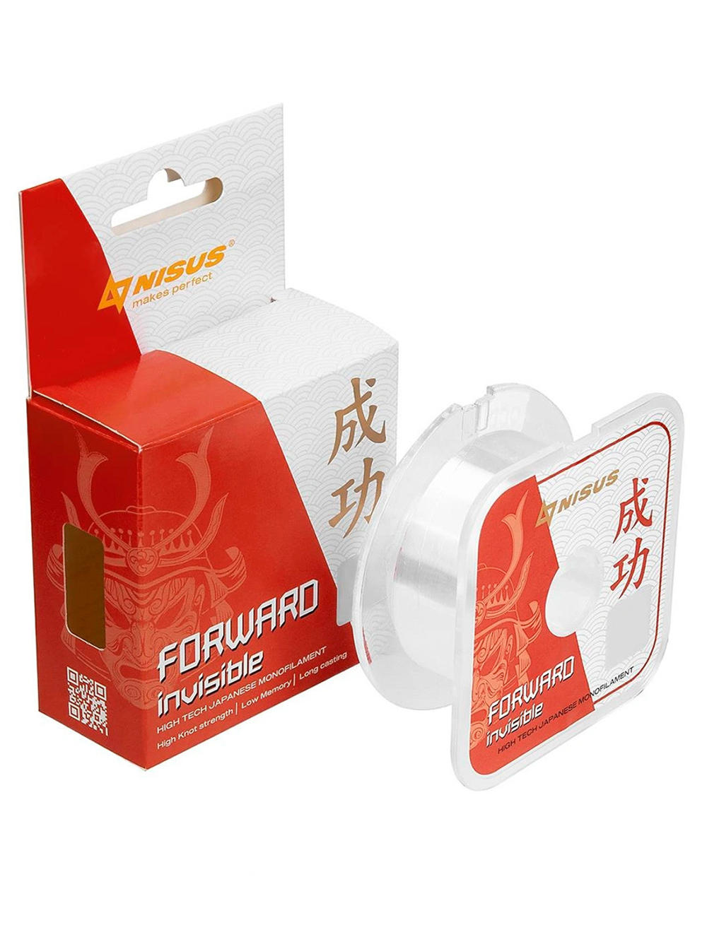 Леска для рыбалки Nisus FORWARD Invisible Nylon 0,496mm/100m (N-FI-0496-100)
