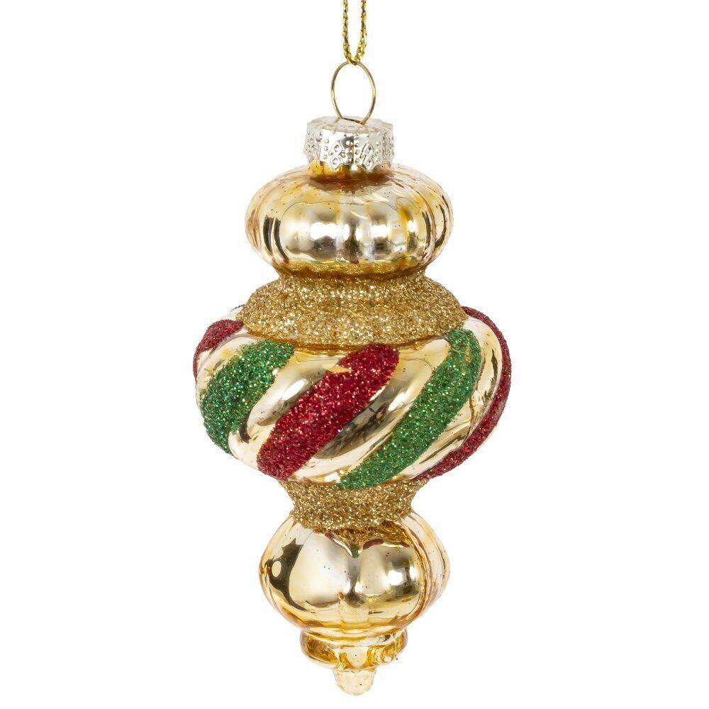 GAEM Набор из 2шт: Украшение новогоднее "Спираль фигурная", L12,5 W5,5 H12,5 см, 2в.