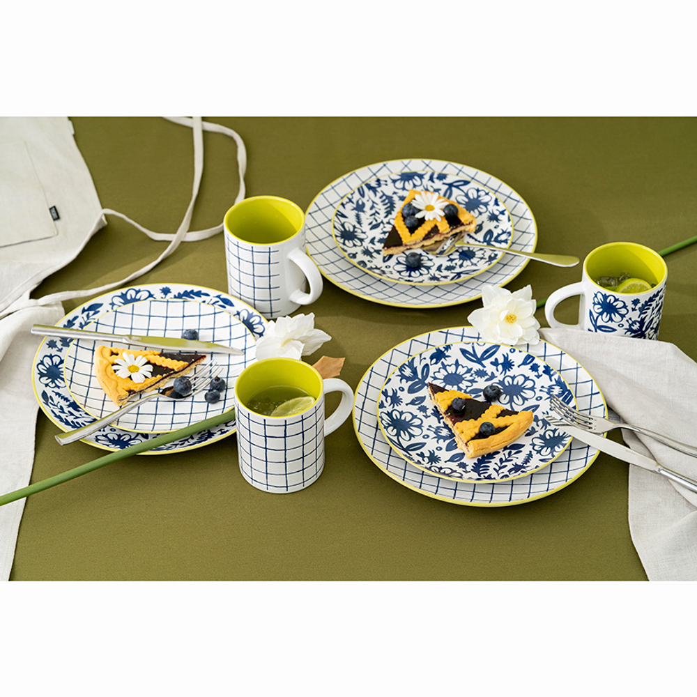 Набор тарелок bright traditions, D21,5 см, 2 шт.
