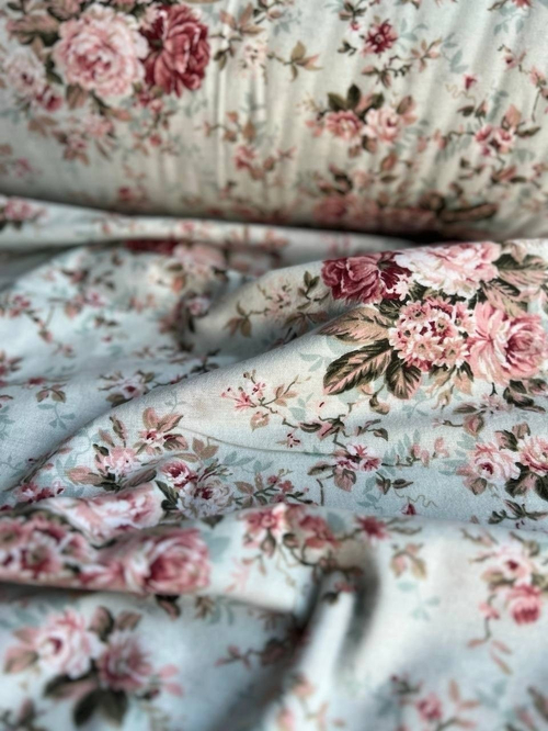 Фланель Фланель «Шебби шик на ментоле»