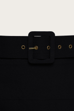 Черная юбка-карандаш "София" с поясом