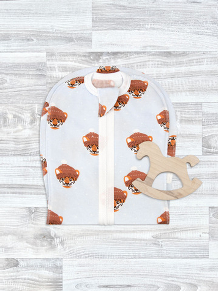 Утеплённый кокон Mjölk Тигрята