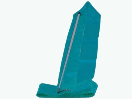 Лента гимнастическая. Цвет ленты: голубой: АВ220