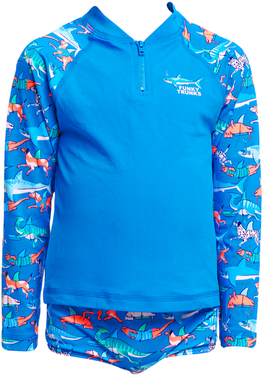 Лонгслив FUNKY TRUNKS Toddler Boys Fin Swimming
