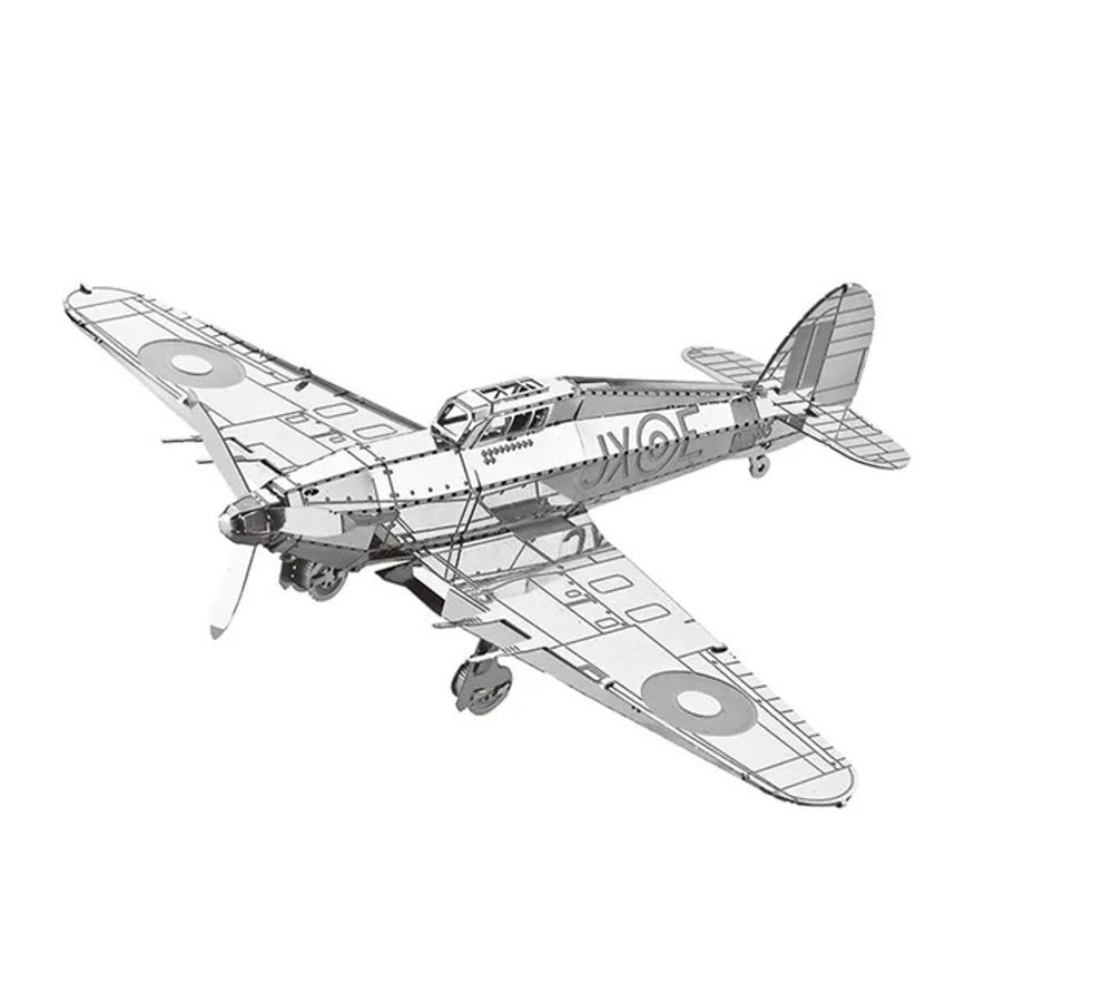 Металлическая сборная 3D модель истребитель &quot;Hawker Hurricane&quot;