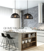 Pendant design lamp Kelly Cluster by Studio Italia Design (Black/hemisphere)