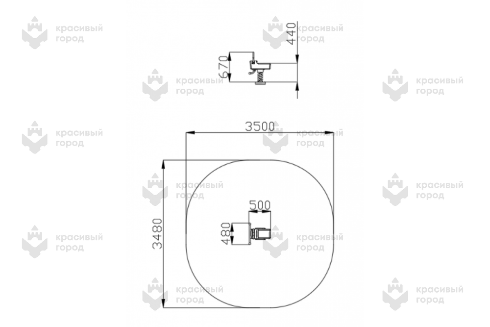 Качалка уличная
