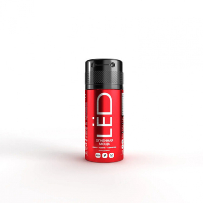 LЁD MEN дезодорант спрей 150 мл. Огненная Мощь