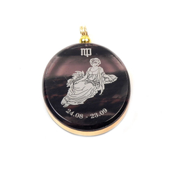 Кулон "Знак Зодиака" обсидиан
