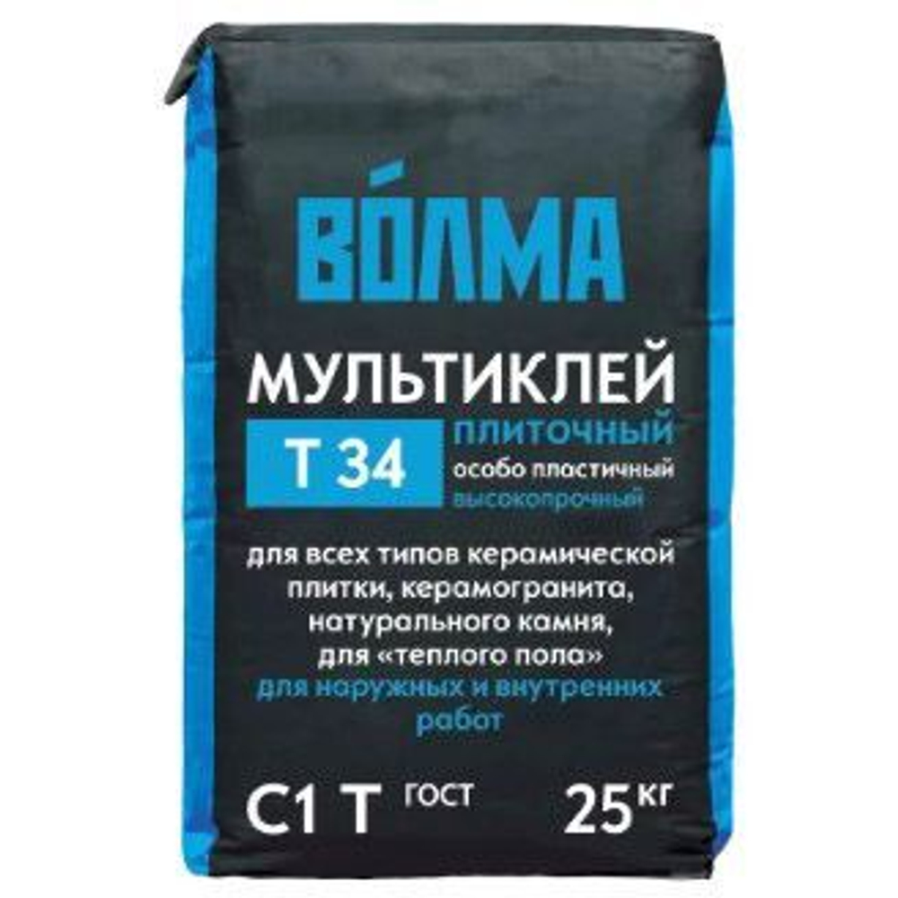 Клей для плитки Волма Мультиклей 25 кг