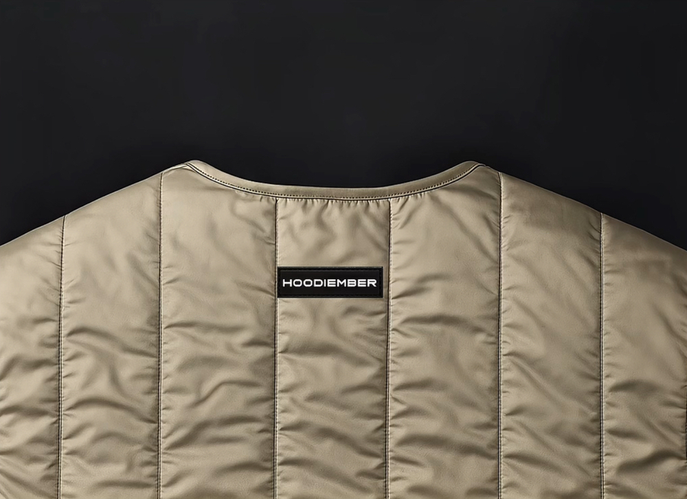 Hoodiember beige / pocket