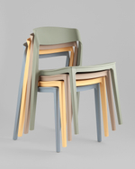 Стул Moris пластик голубой