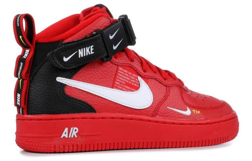 Nike air force 1 red stripe online