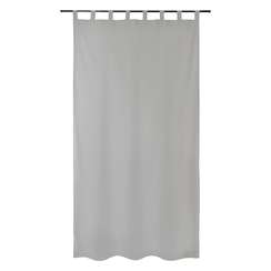Штора из хлопка базовая серого цвета из коллекции essential, 150х290 см