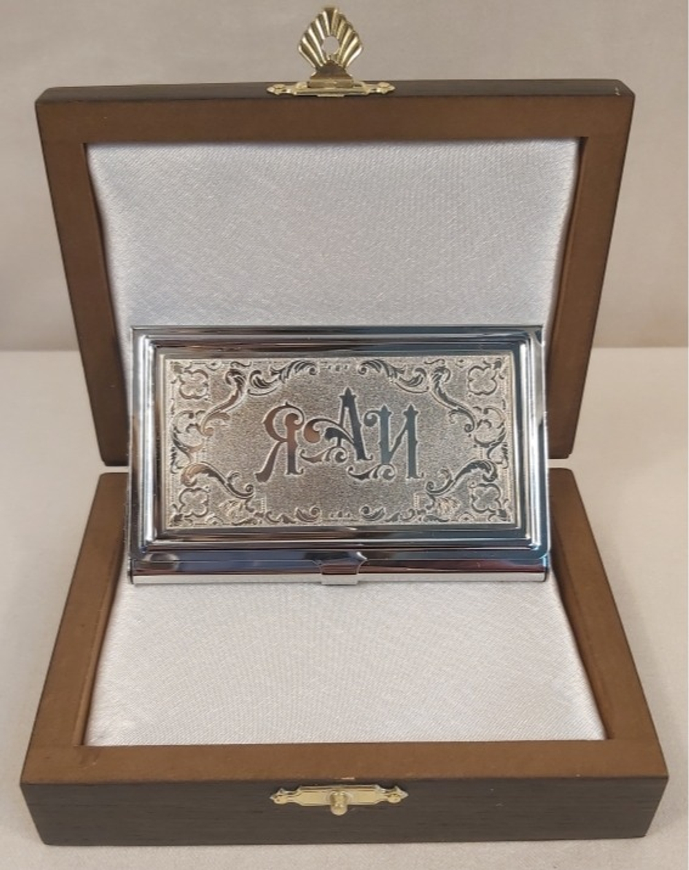 Визитница "Златоуст" с индив. логотипом под заказ