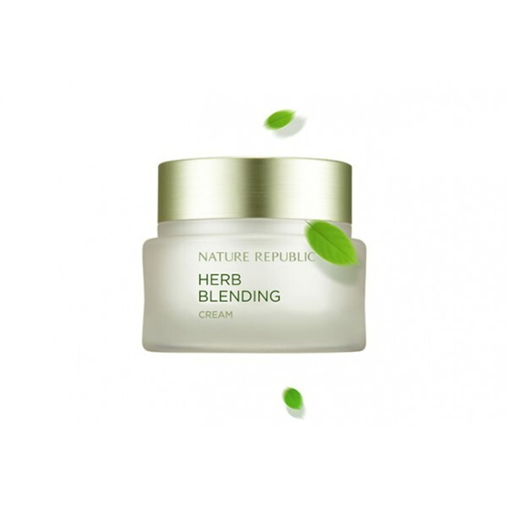 Крем для лица с травяными экстрактами HERB BLENDING CREAM 50мл. Страна производитель: Корея (Уход за лицом)