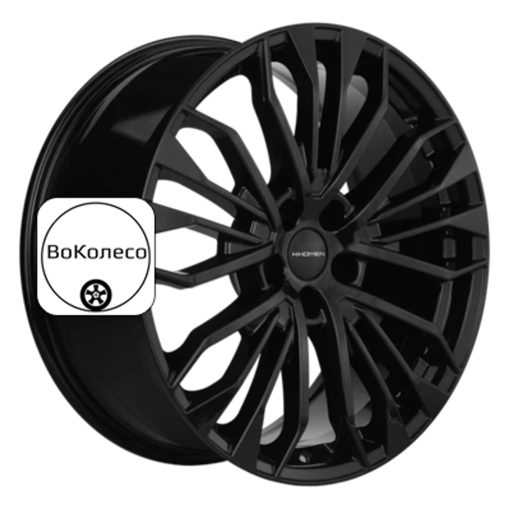 8,5x20/5x120 ET41,5 D66,1 KHW2009 (Voyah Dream) Black Khomen Wheels