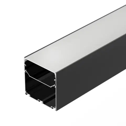 Профиль LINE-S-7575-2500 BLACK (Arlight, Алюминий) 041856