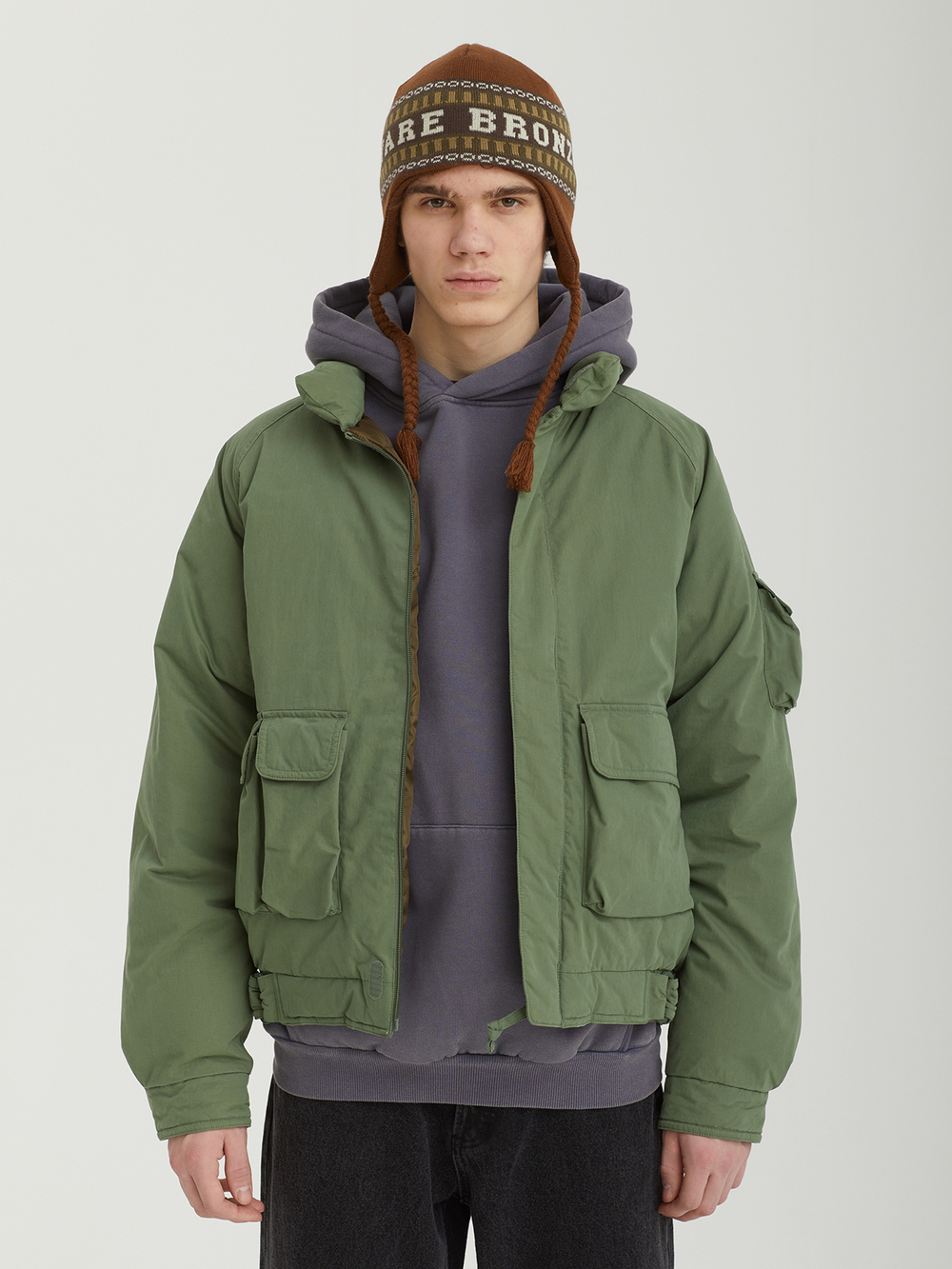 Мужской Пуховик Multi Pocket