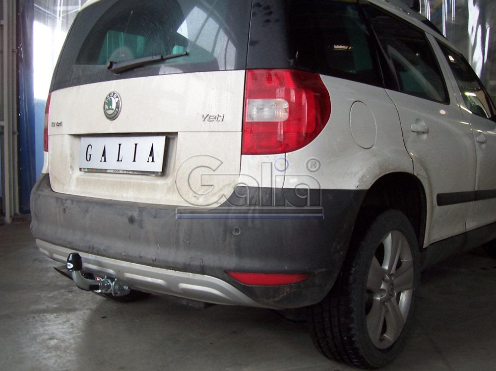 Фаркоп оцинкованный Galia S098C для Skoda Yeti 2009-2018(паспорт и сертификат в комплекте)(без электрики)