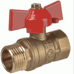 Кран шаровый Expromt 1/2" в/н бант. Ex 10416