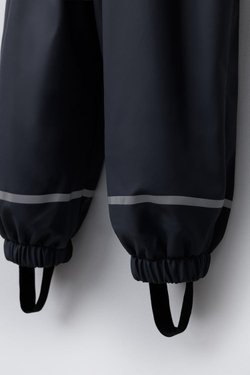 ZARA ПРОРЕЗИНЕННЫЙ КОМБИНЕЗОН WATER RESISTENT, МОРСКОЙ СИНИЙ