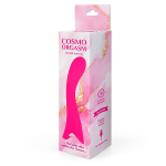 Розовый вибратор 19,9см для G-стимуляции с 9 режимами вибрации Bior Toys Cosmo CSM-23179