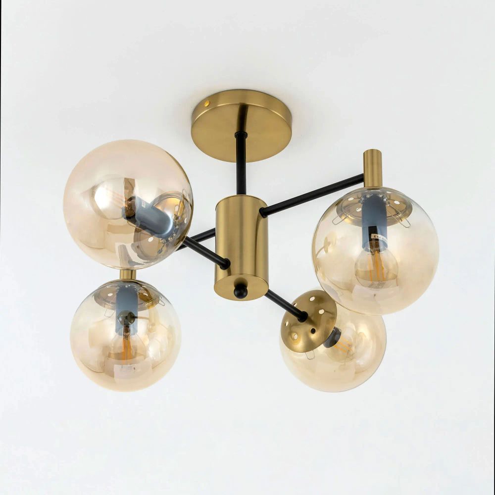 Citilux Шарлиз CL143143 Люстра на штанге Бронза