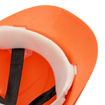Каска защитная из ударопрочной пластмассы, оранжевая Сибртех 89113