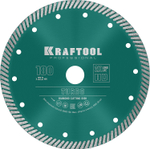 KRAFTOOL Turbo, 180 мм, (22.2 мм, 10 х 2.6 мм), сегментированный алмазный диск (36682-180)