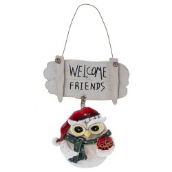 GAEM Изделие декоративное подвесное "Сова", L10 W0,5 H20 см, 4в.