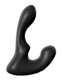 Черный анальный вибростимулятор P-Spot Milker - 14 см.