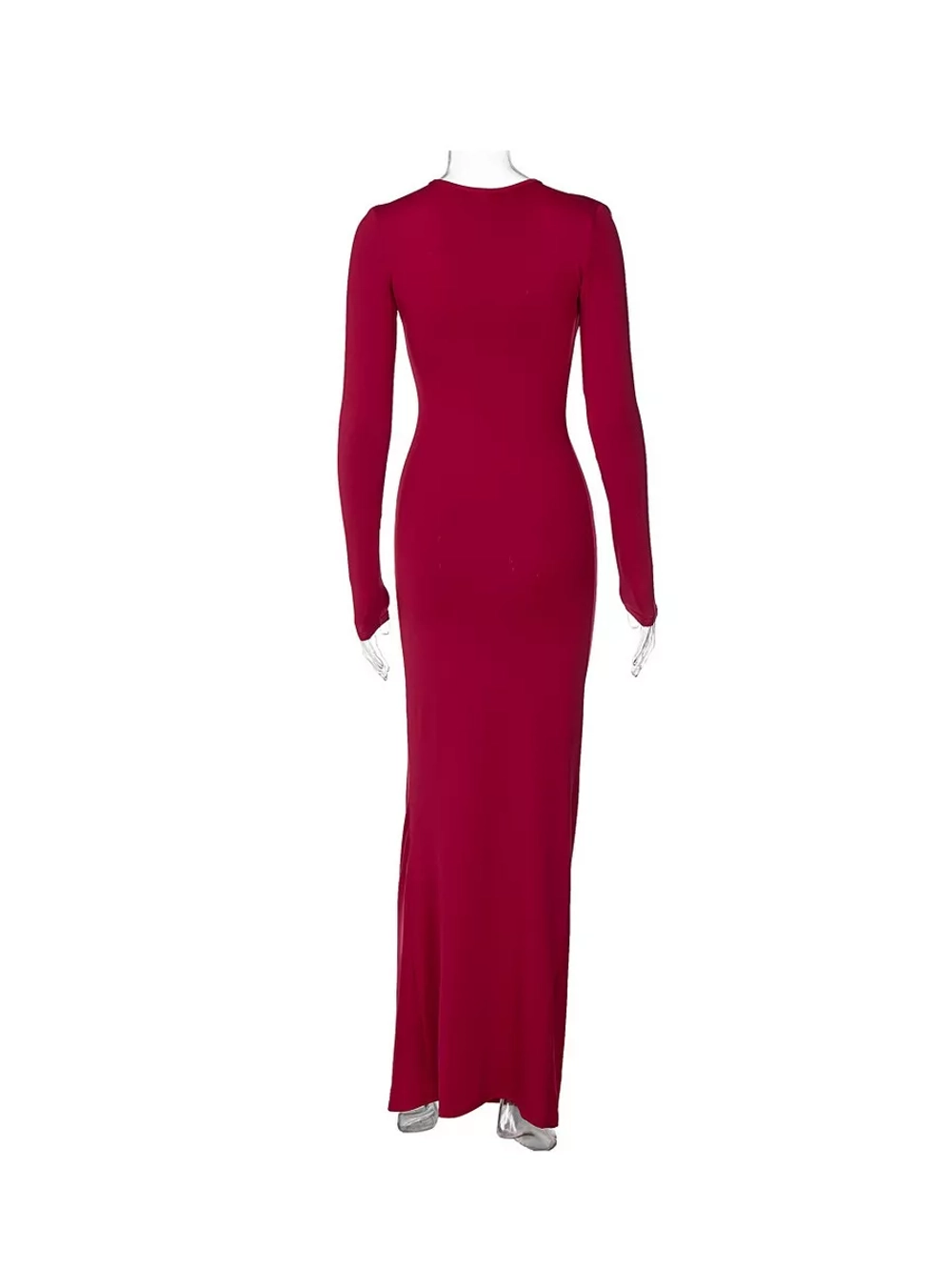 Платье вечернее макси с драпировкой