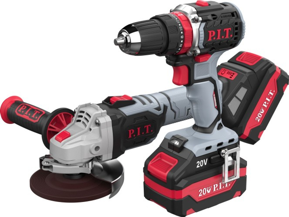 Набор аккумуляторного инструмента P.I.T. P0001-02