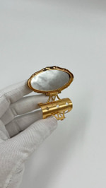 Футляр для помады зелёный Wedgwood by Stratton