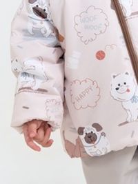 Куртка демисезонная "Мой щенок/Тофу" 0+