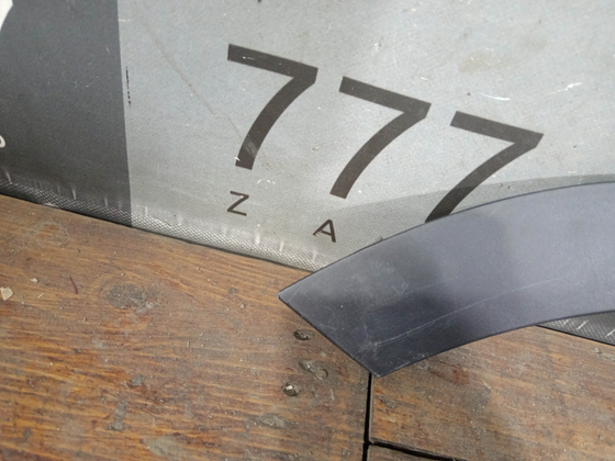 Накладка крыла заднего правого Toyota Highlander 4 (U70) 19-нв Б/У Оригинал 750770E040