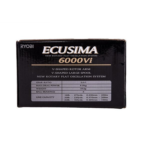 Катушка Ecusima 6000 Vi Ryobi